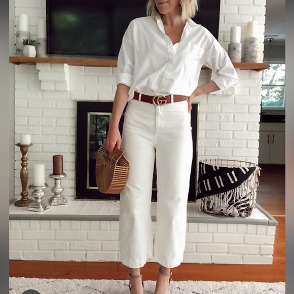 Lillie Rubin Pants - Lillie Rubin size 8 white cropped  capris -like new